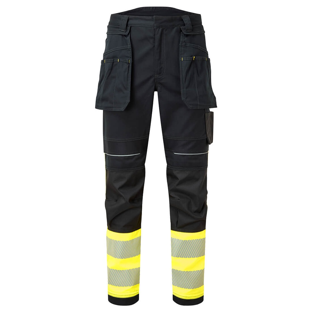 [FR416YBR28] PW3 Modaflame Work Hi-Vis Class 1 FR Holster Trousers (28)