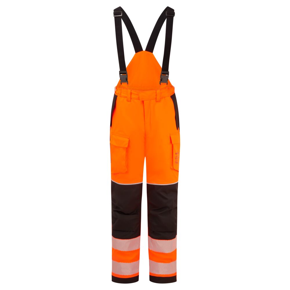 PW3 Modaflame Rain+ Hi-Vis Multi-Norm FR Winter Trousers (S, Yellow/Black)