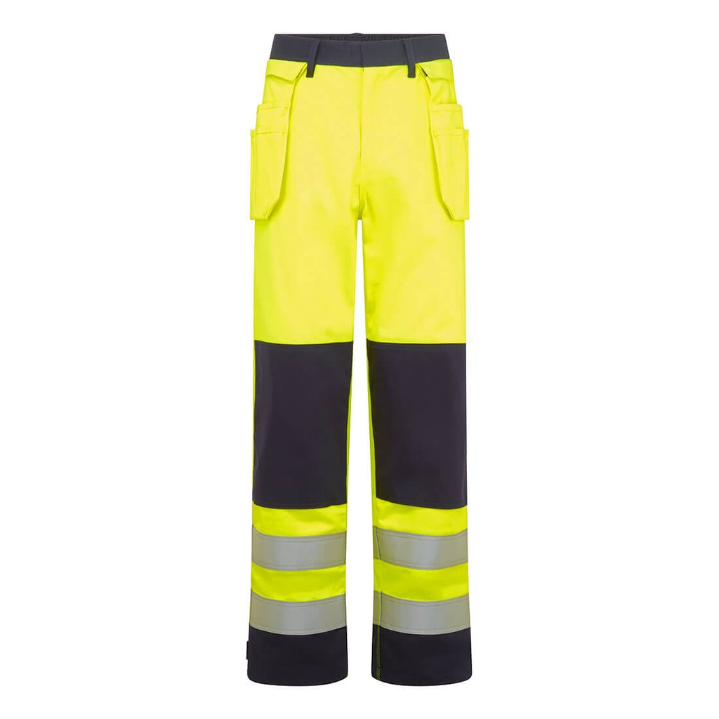 [FR440YNRS] Bizflame Work Hi-Vis Contrast FR Holster Trousers (S)