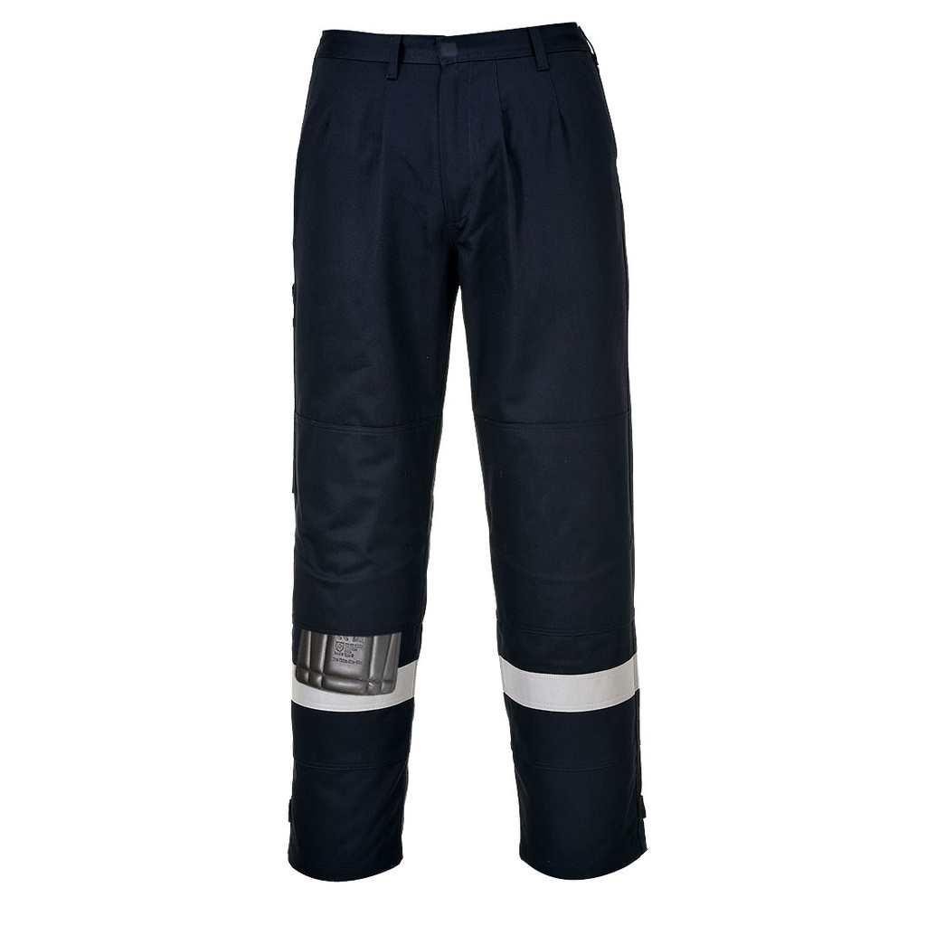 [FR445NVRXS] Bizflame Work FR Women's Trousers (XS, Navy)