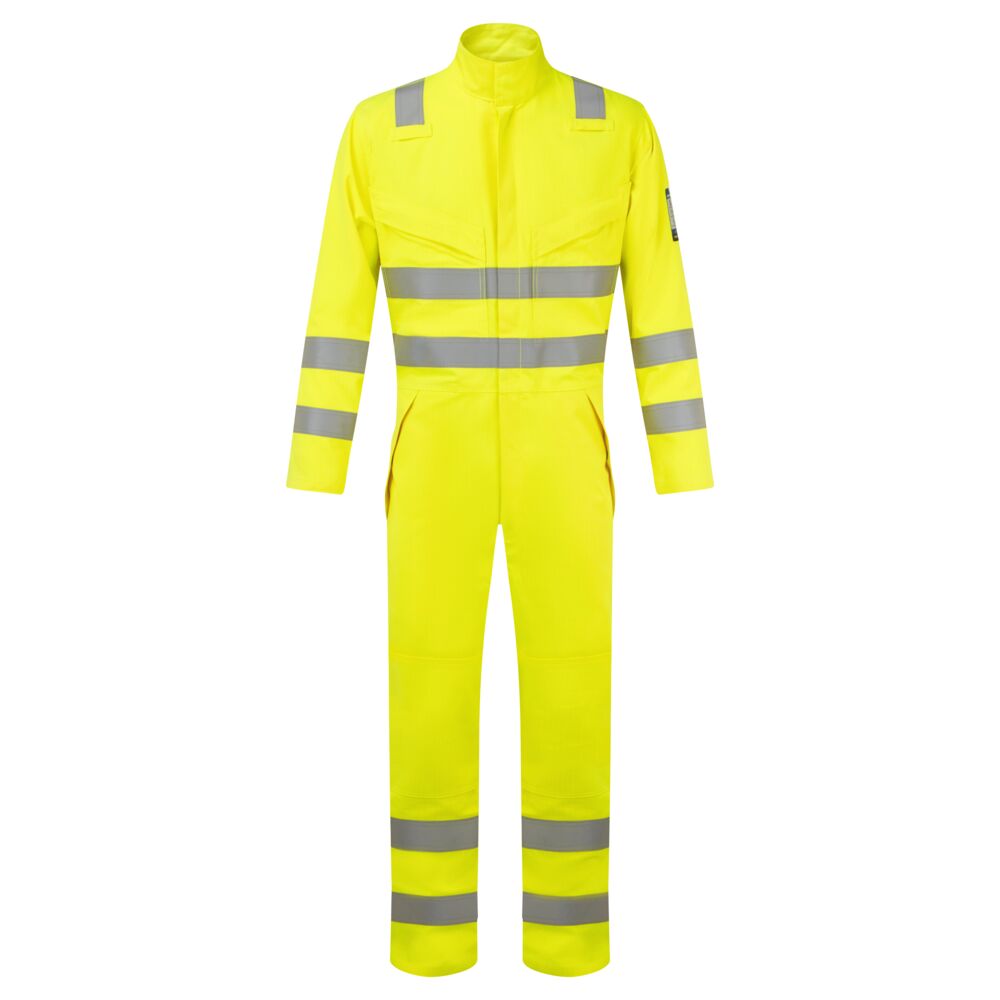 [FR528YERS] Modaflame Work Hi-Vis Multi-Norm FR Coverall (S)