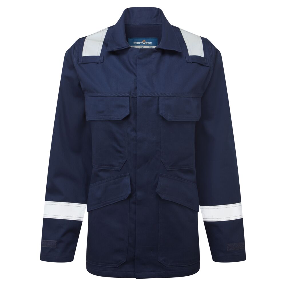 [FR740NVRXS] Bizflame Work FR Women's Jacket (XS, Navy)