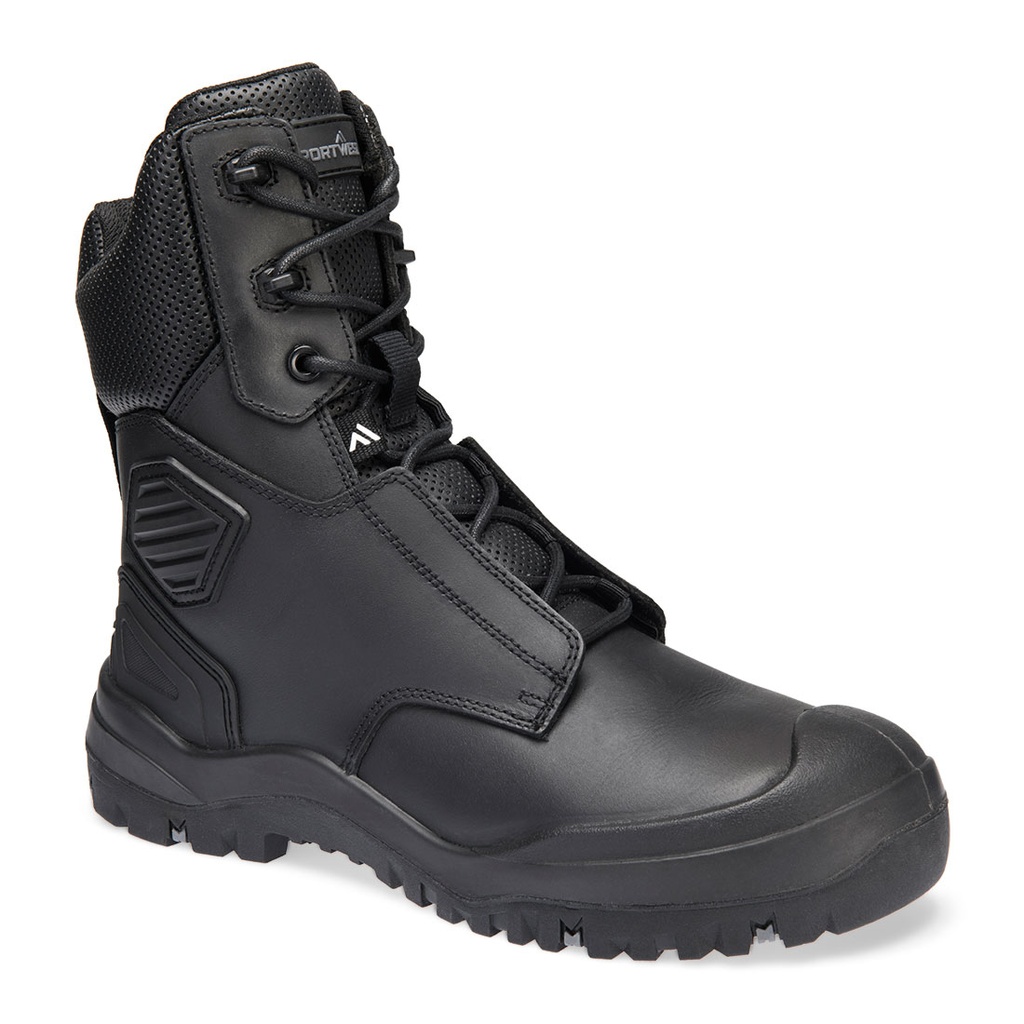 [FT31BKR37] Steel Leather Shin Boot S3 SC HRO HI CI LG SR FO (37)