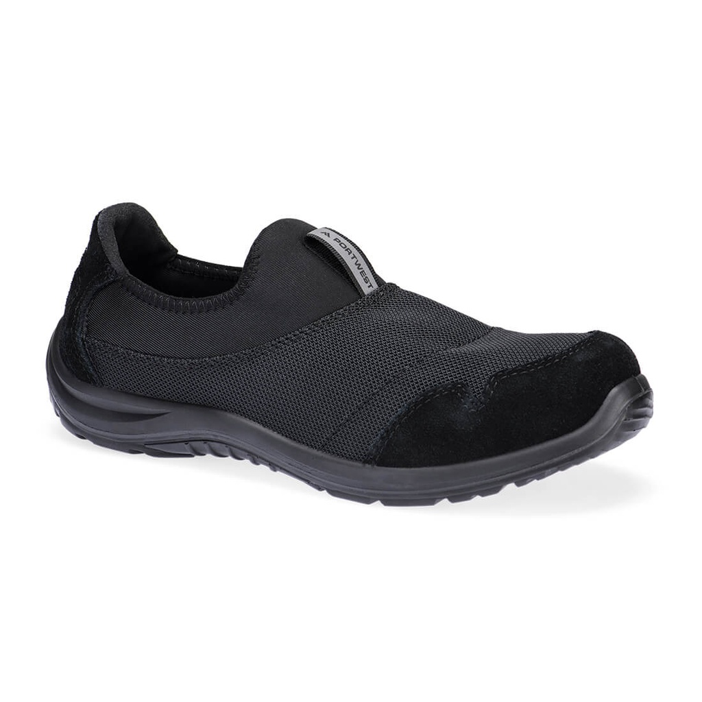 [FT55BKR36] Steel Textile Slip On Shoe S1P SR FO ESD (36)
