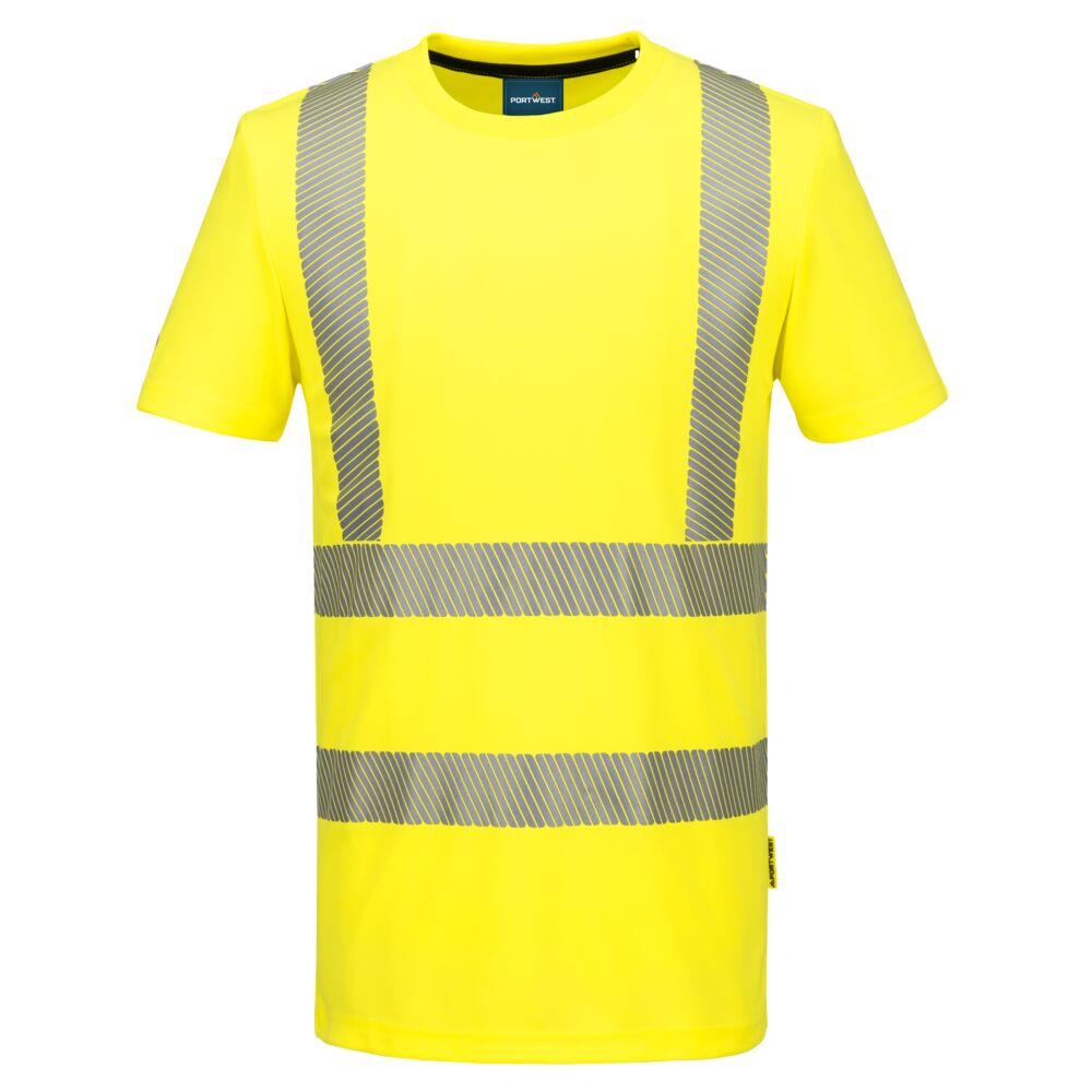 [KX301YERS] KX3 Hi-Vis Sports T-shirt S/S (S, Yellow)