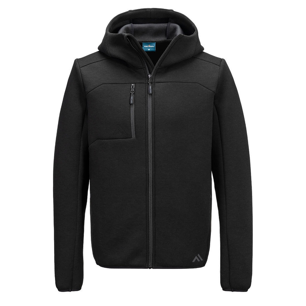 [KX372BKRXS] KX3 Sport Zip Hooded Sweater (XS, Black)