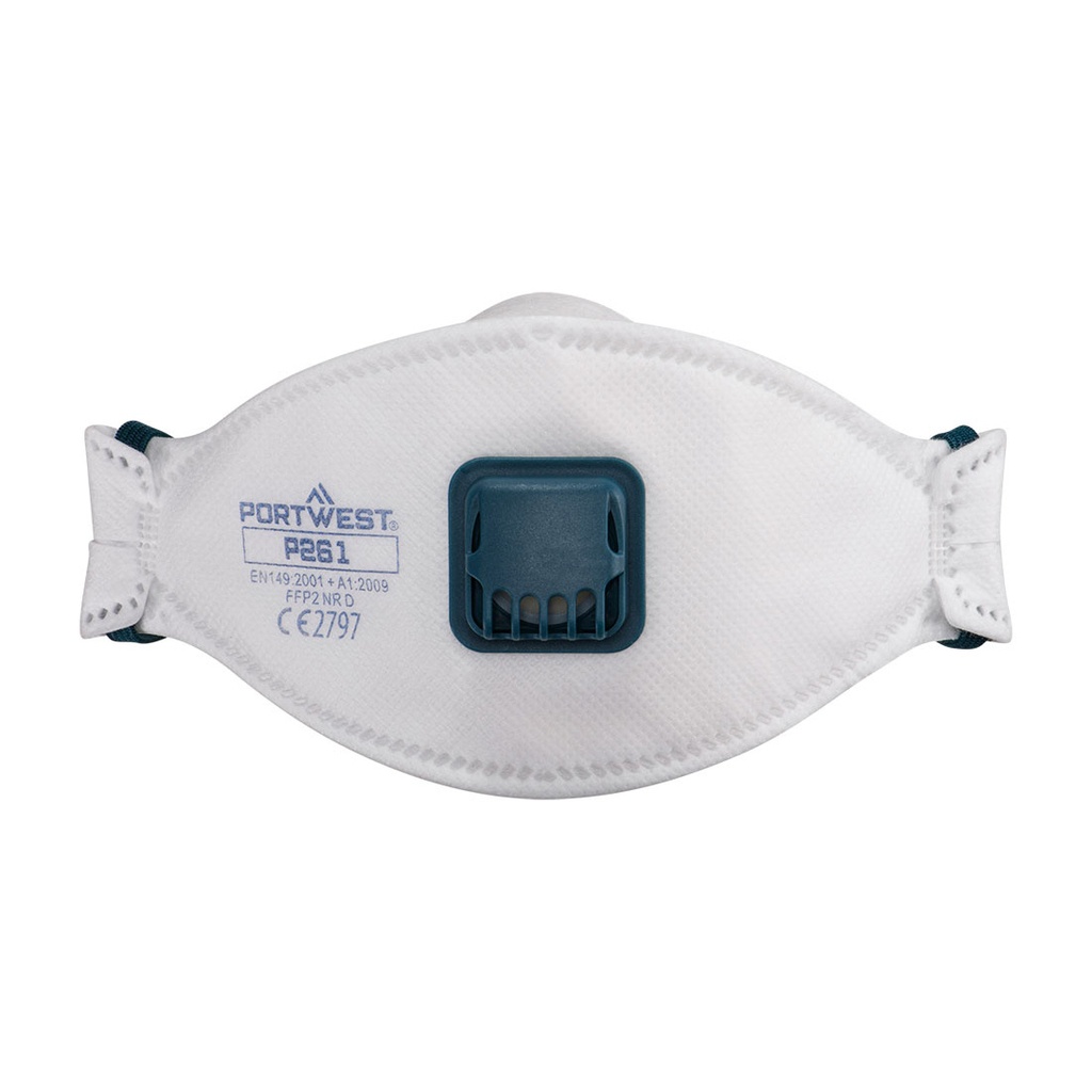 [P261WHR] Trifold Valved Dolomite FFP2 Respirator (Pk10)