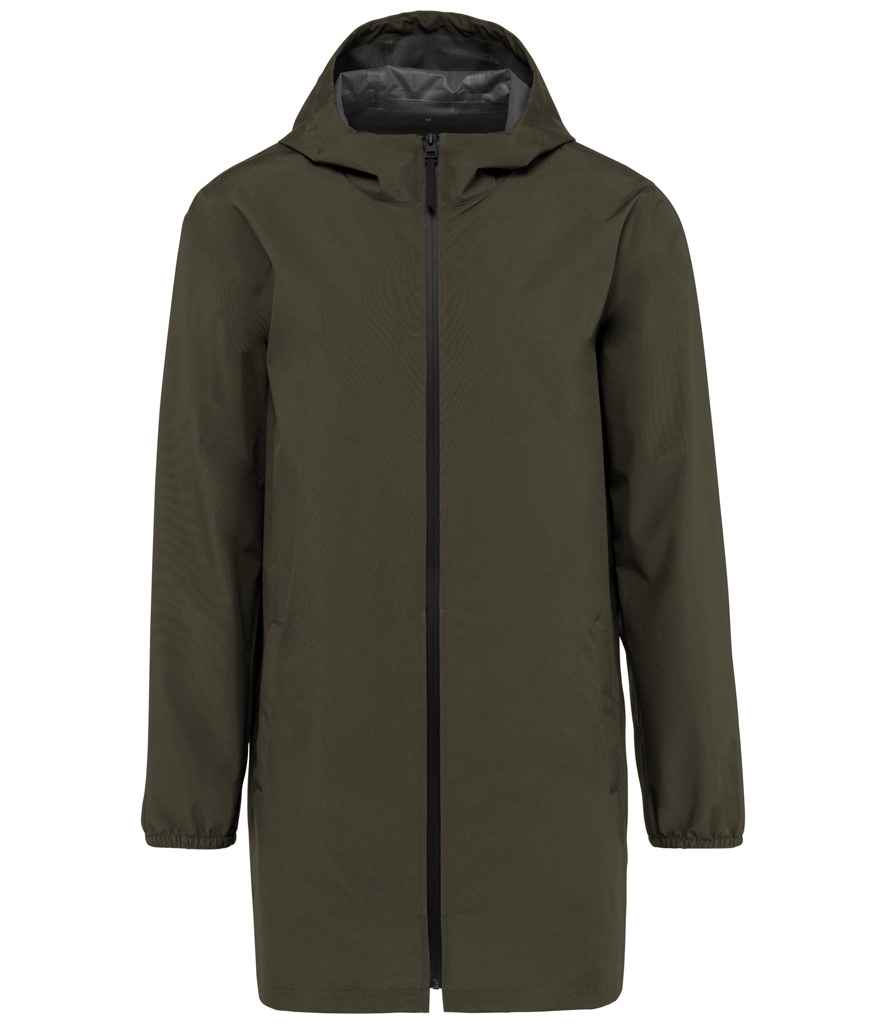 [NS615 ORK XXS] Native Spirit Unisex Waterproof Jacket (XXS, Organic Khaki)