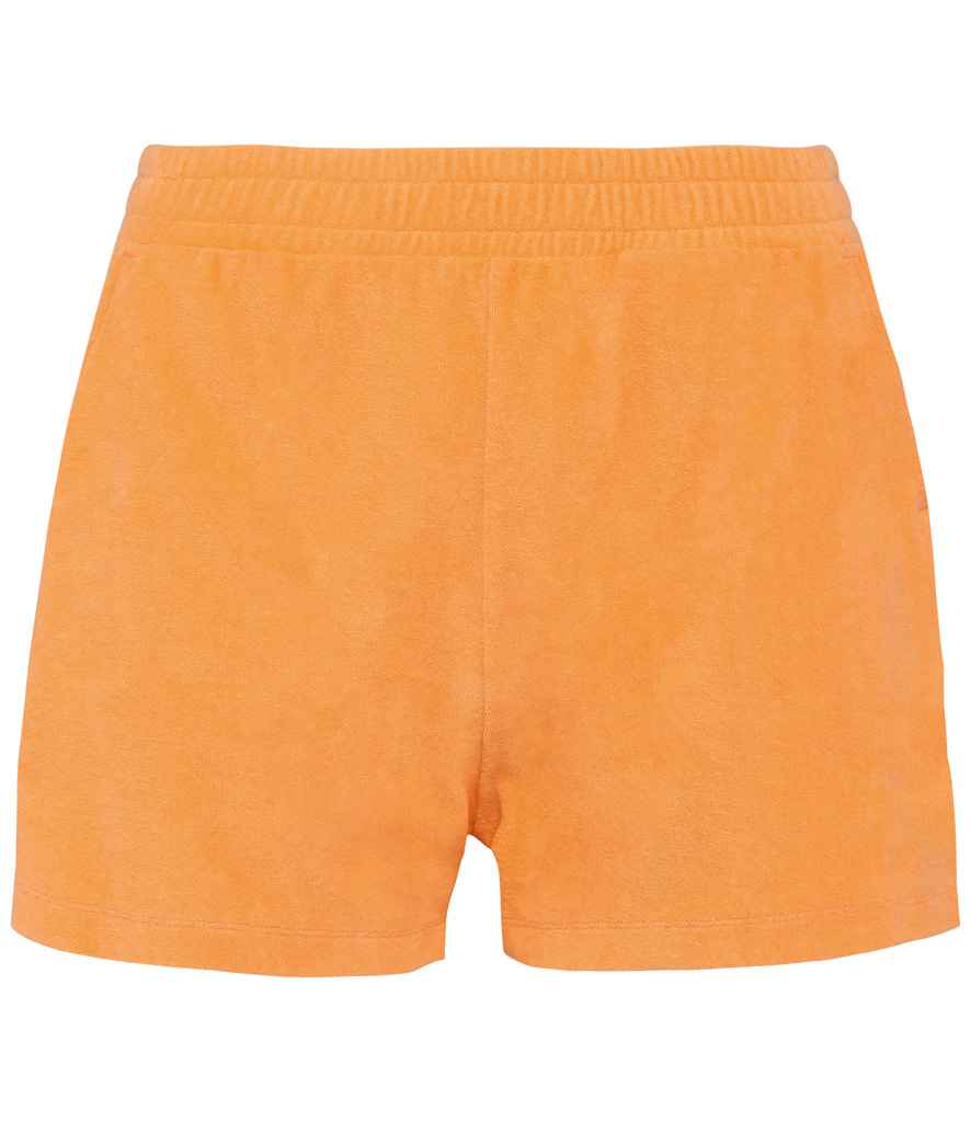[NS728 APR XS] Native Spirit Ladies Terry Towel Shorts (XS, Apricot)