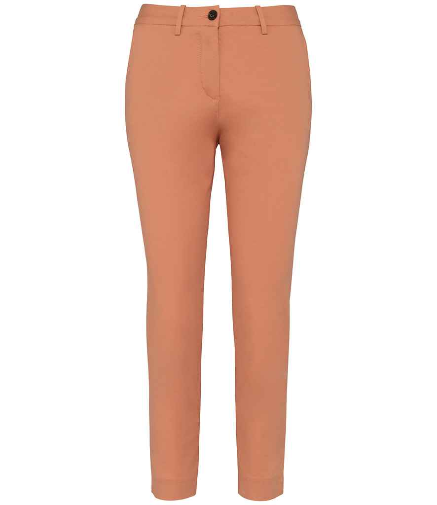 [NS737 PCH 34] Native Spirit Ladies Chino Trousers (34, Peach)