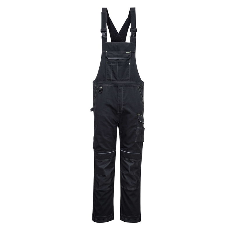 PW3 Work Bib & Brace (Black, S)