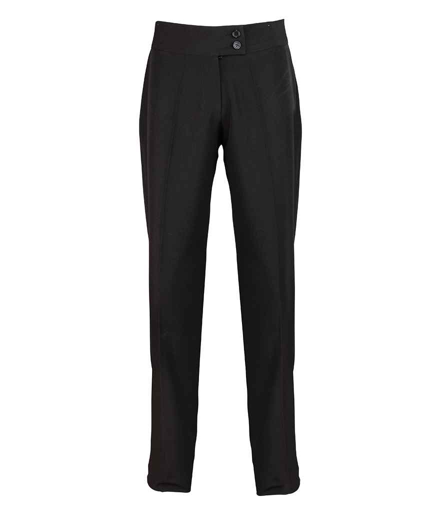 [PR536 BLK 8/R] Premier Ladies Iris Straight Leg Trousers (8/R)