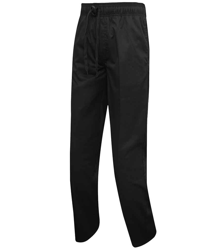 [PR554 BLK XS] Premier Select Slim Leg Chef's Trousers (XS)