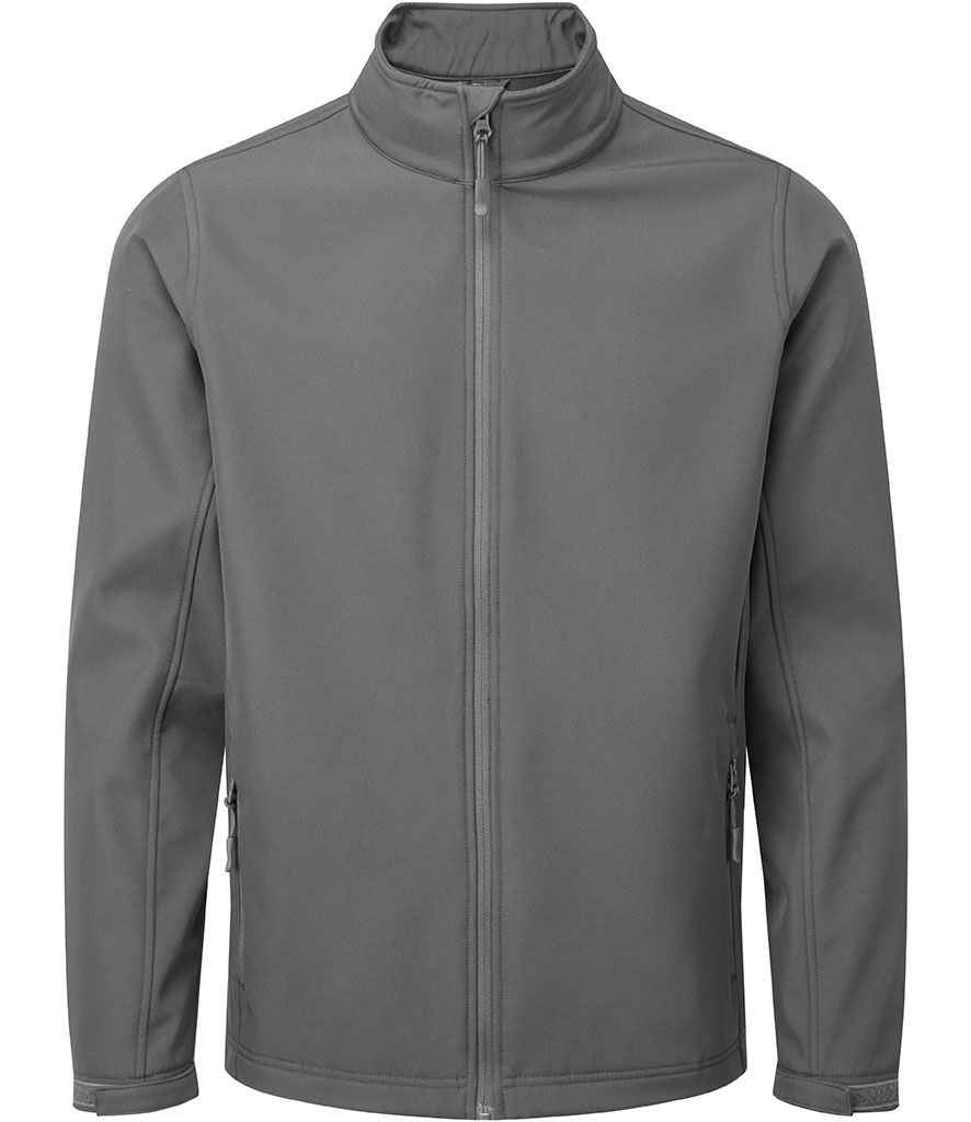 [PR810 DGY S] Premier Windchecker® Recycled Printable Soft Shell Jacket (S, Dark Grey)