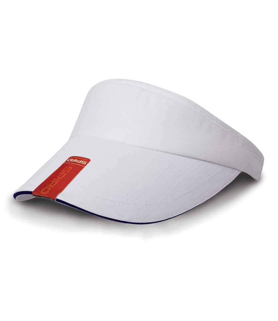 [RC048 WH/NV ONE] Result Herringbone Sun Visor (White/Navy)