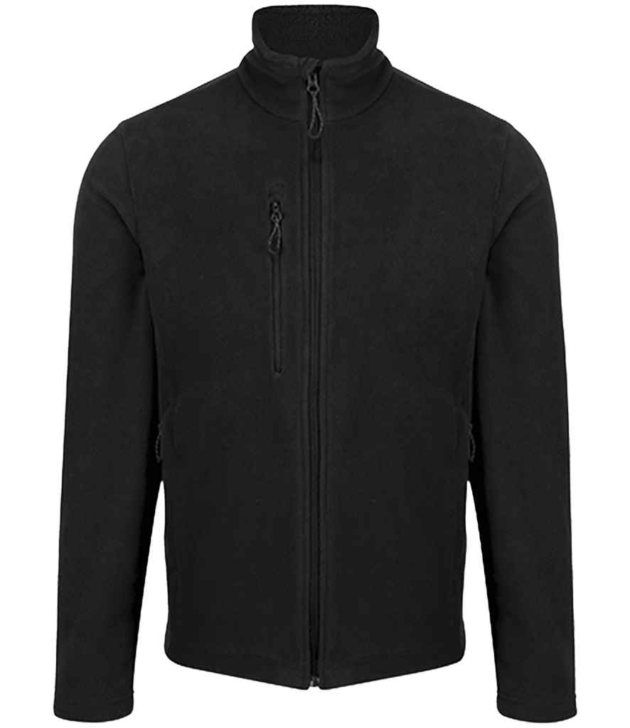 [RG2100 BLK S] Regatta Honestly Made Recycled Fleece Jacket (S, Black)
