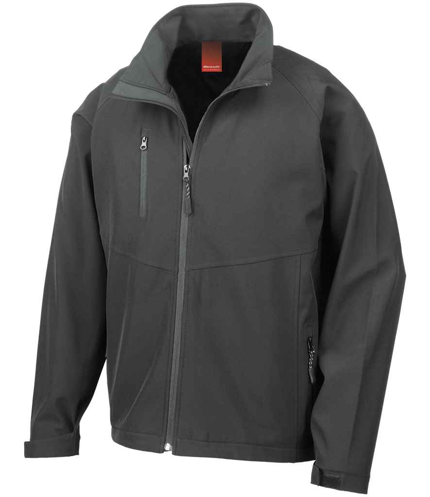 [RS128M BLK XS] Result Base Layer Soft Shell Jacket (XS, Black)