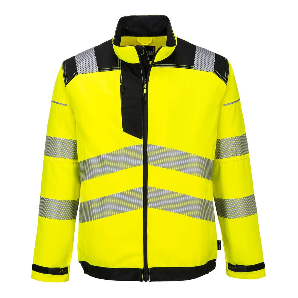 [T500YBRS] PW3 Hi-Vis Work Jacket (Yellow/Black, S)
