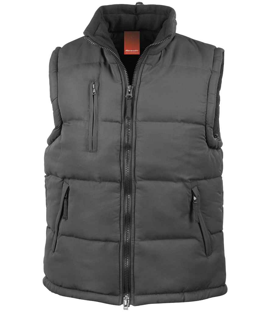 [RS88 BLK XS] Result Ultra Padded Bodywarmer (XS, Black)