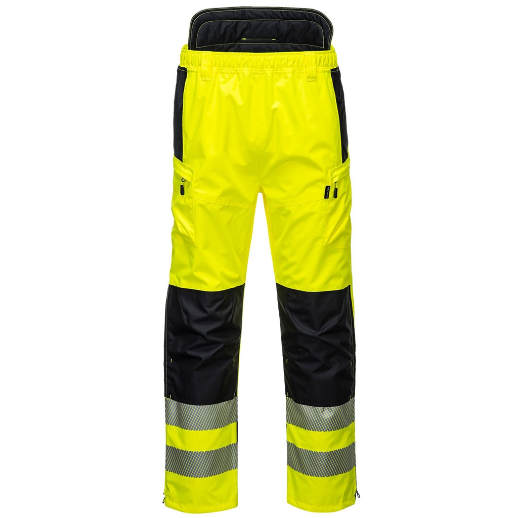 [PW342YBRS] PW3 Hi-Vis Extreme Rain Trousers (Yellow/Black, S)