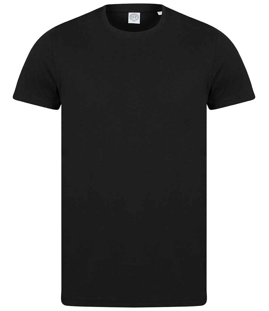 [SF140 BLK XXS] SF Clothing Unisex Organic T-Shirt (XXS, Black)