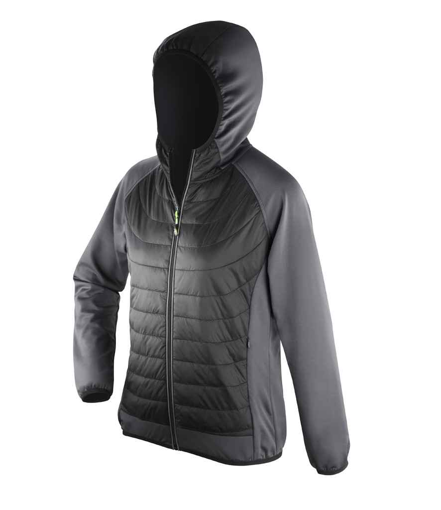 [SR268M BK/CH S] Spiro Fitness Zero Gravity Jacket (S, Black/Charcoal)