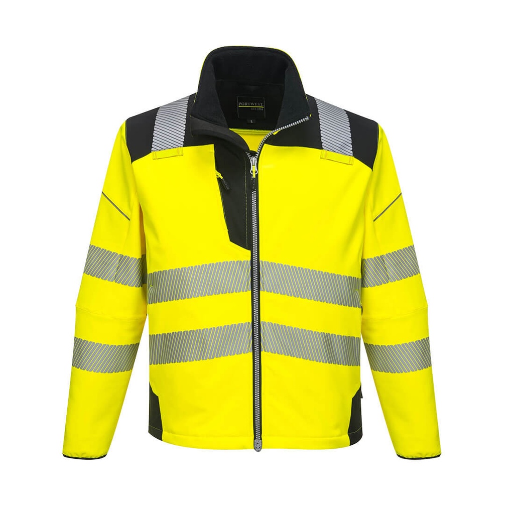 [T402YBRXS] PW3 Hi-Vis Softshell (3L) (Yellow/Black, XS)
