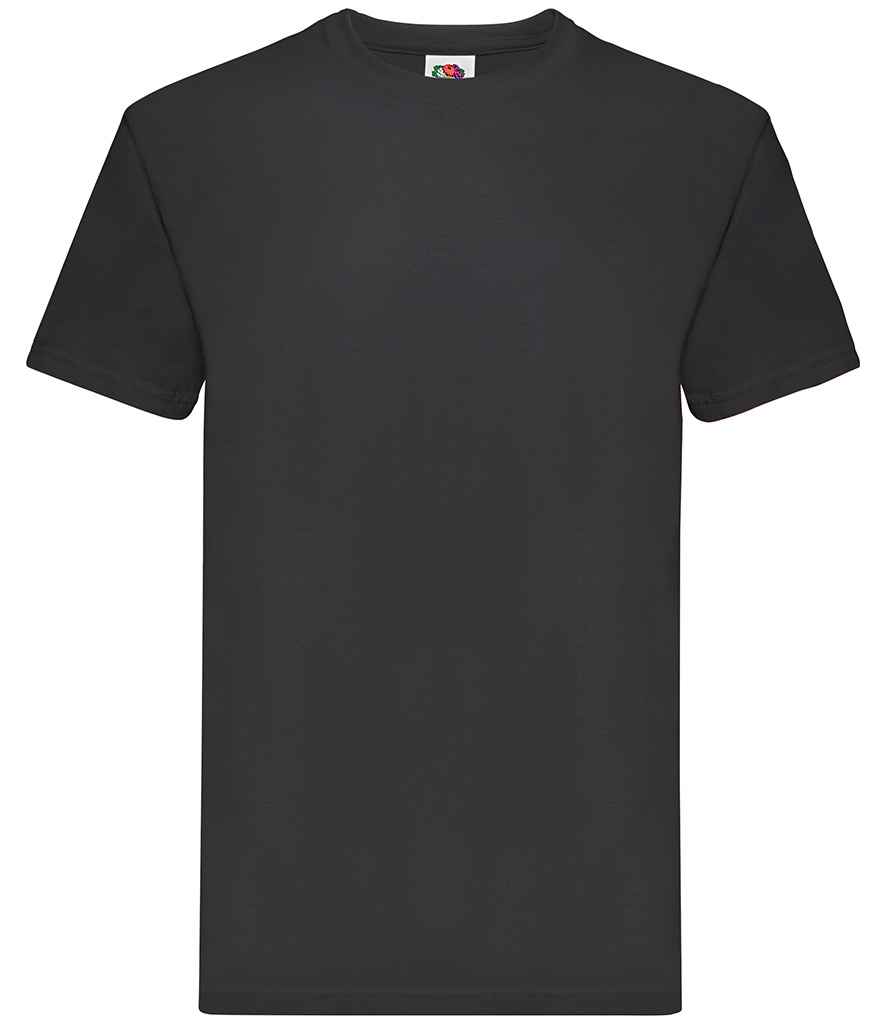 [SS10 BLK S] Fruit of the Loom Super Premium T-Shirt (S, Black)