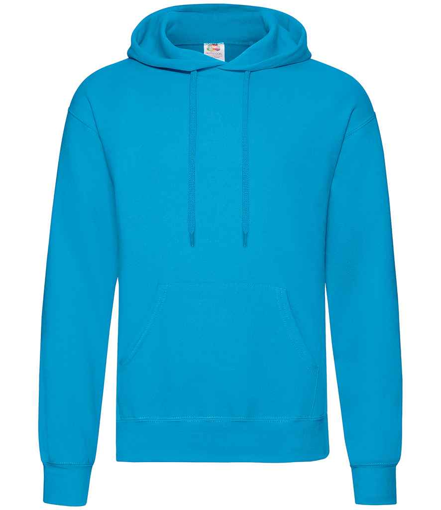 [SS14 AZR S] Fruit of the Loom Classic Hooded Sweatshirt (S, Azure)