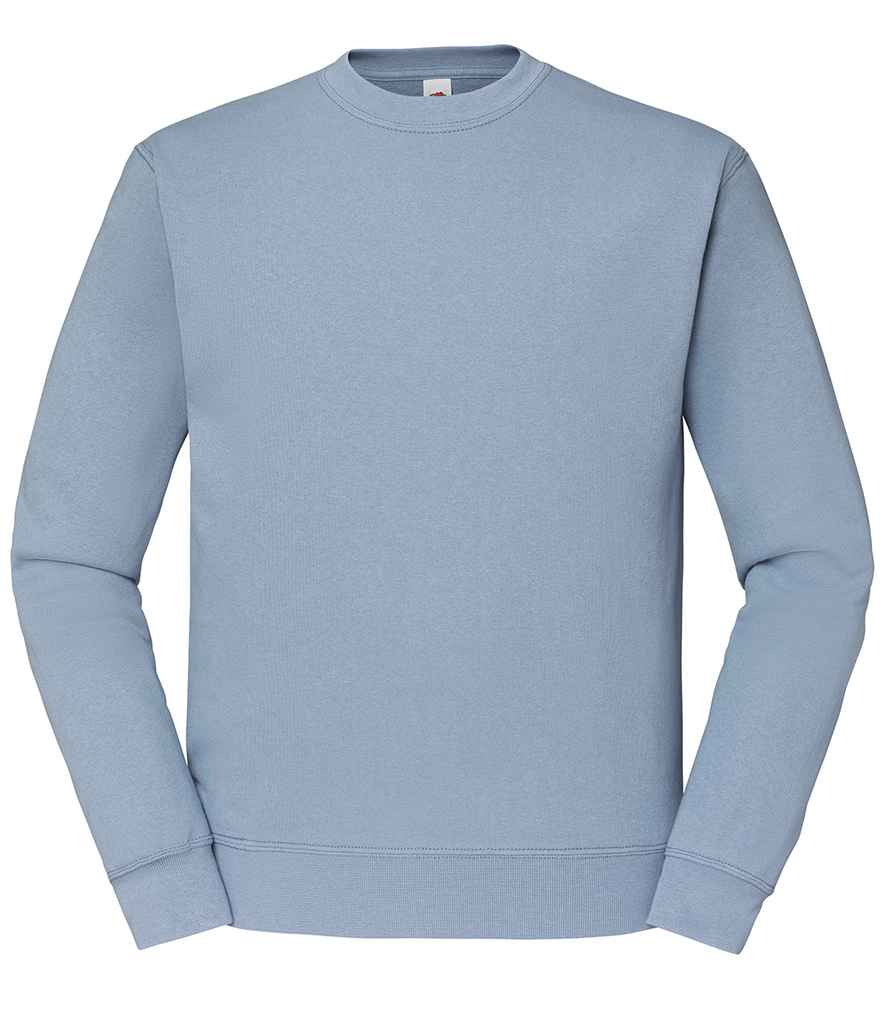 [SS9 MIB S] Fruit of the Loom Classic Drop Shoulder Sweatshirt (S, Mineral Blue)