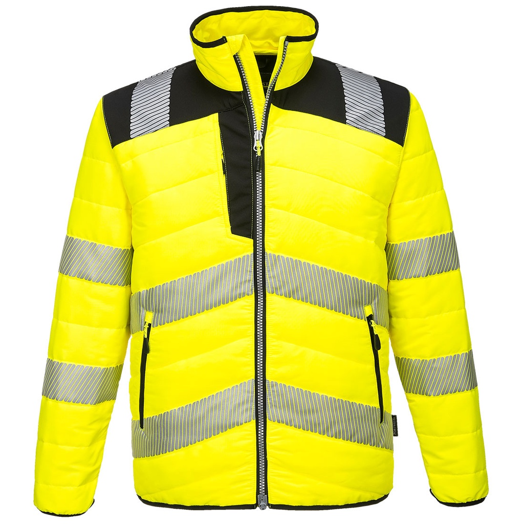 [PW371YBRS] PW3 Hi-Vis Baffle Jacket (Yellow/Black, S)