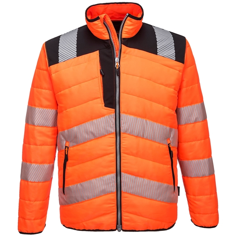 PW3 Hi-Vis Baffle Jacket (Yellow/Black, S)