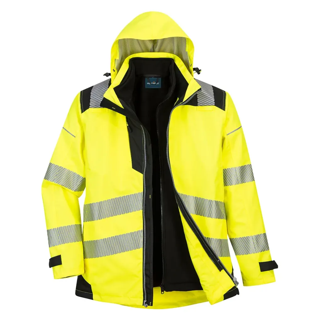 [PW365YBRS] PW3 Hi-Vis 3-in-1 Jacket (Yellow/Black, S)
