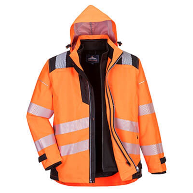 PW3 Hi-Vis 3-in-1 Jacket (Yellow/Black, S)