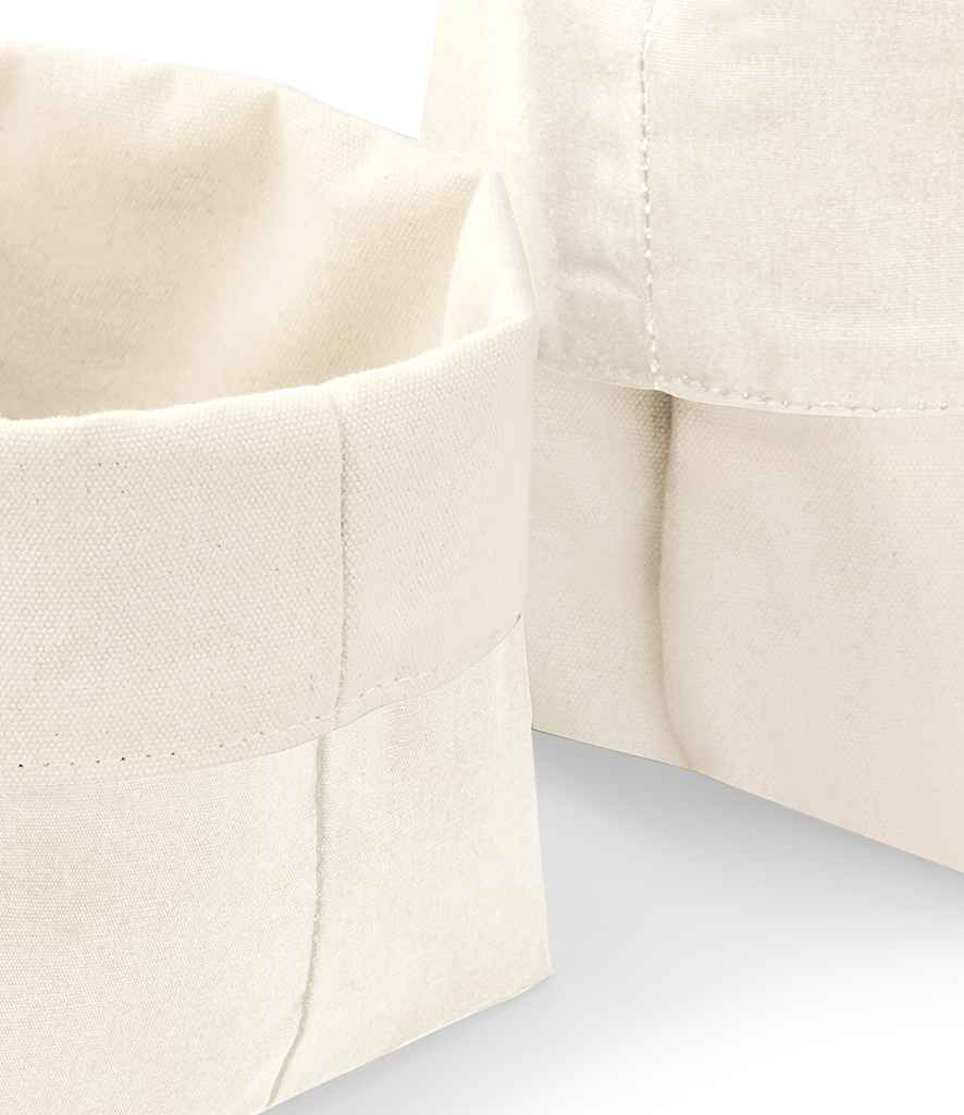 [W572 NAT M] Westford Mill Reversible Canvas Organiser (M)