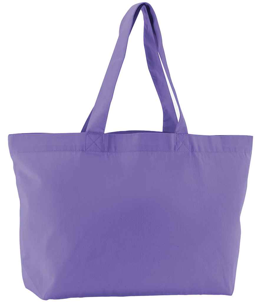 [W695 VIO ONE] Westford Mill EarthAware® Organic Twill Shopper (Violet)