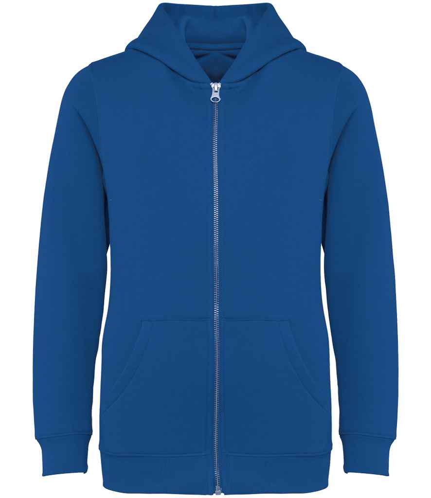 [NS405 SEB 4-6] Native Spirit Kids Full Zip Hoodie (4-6, Sea Blue)