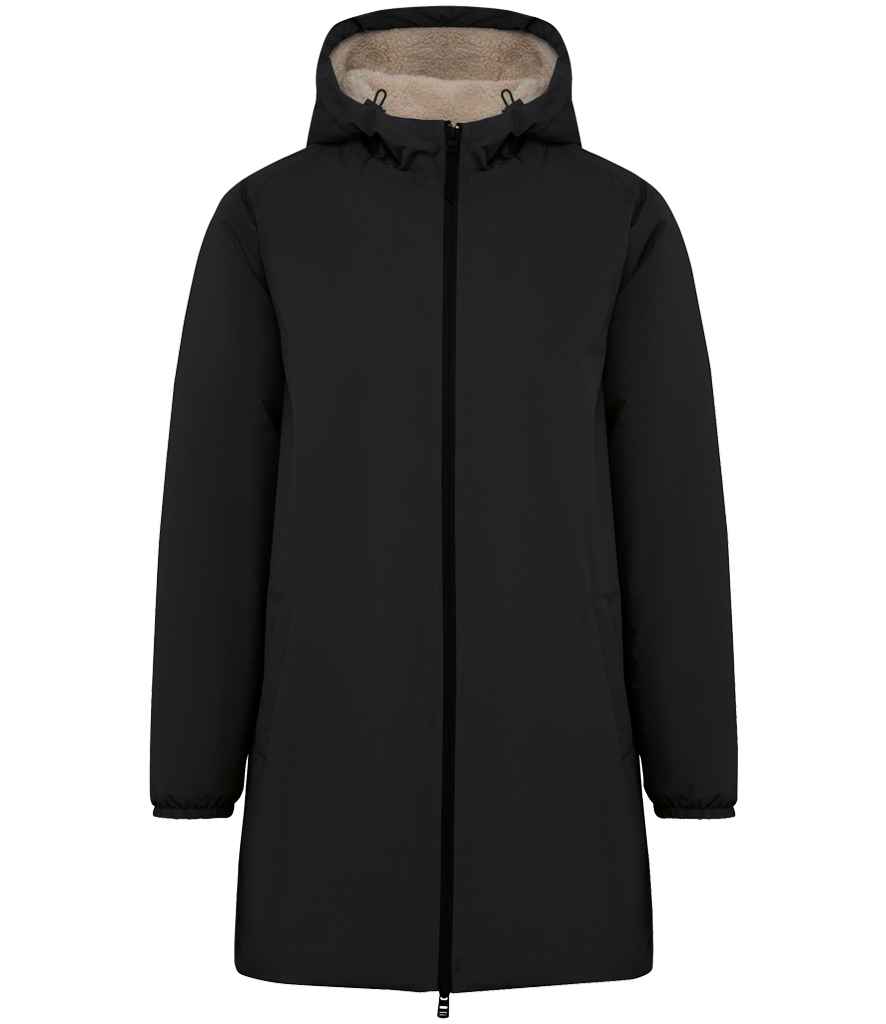 [NS609 ORK XS] Native Spirit Unisex Sherpa Lined Waterproof Jacket (XS, Organic Khaki)