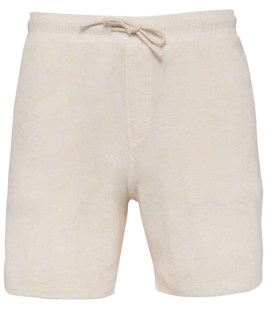 [NS727 ORK S] Native Spirit Terry Towel Shorts (S, Organic Khaki)