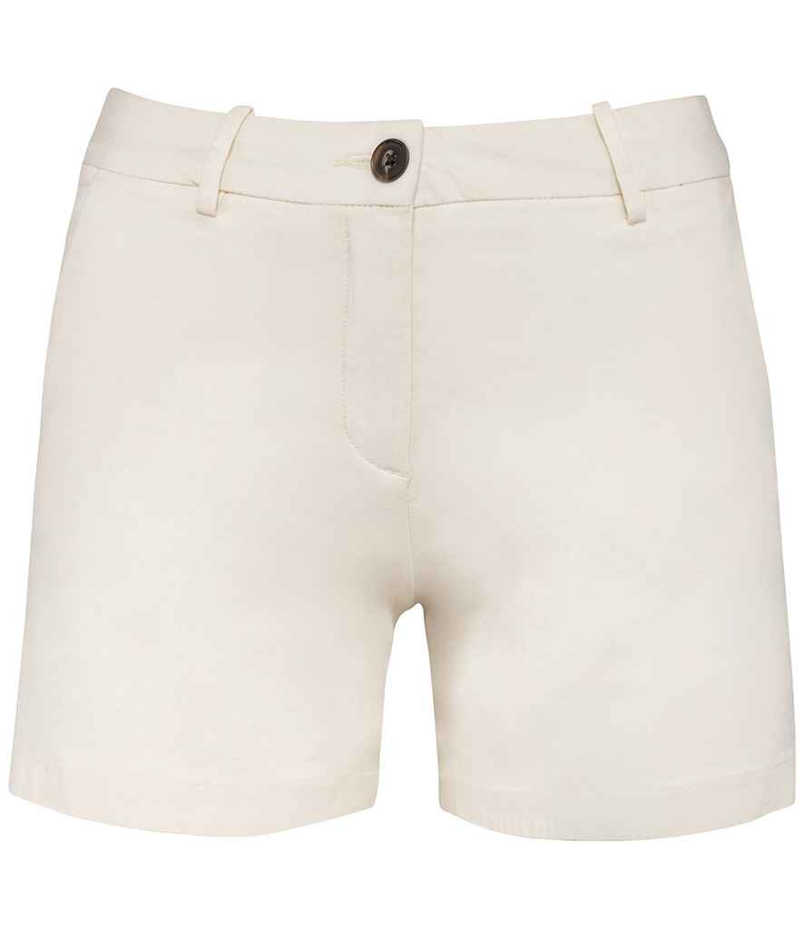 [NS739 PCH 34] Native Spirit Ladies Chino Shorts (34, Peach)