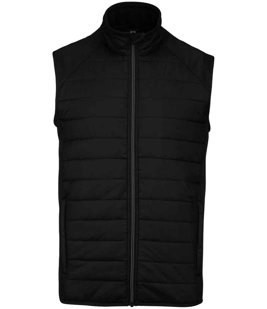 [PA235 BK/BK XS] Proact Dual Fabric Sports Bodywarmer (XS)