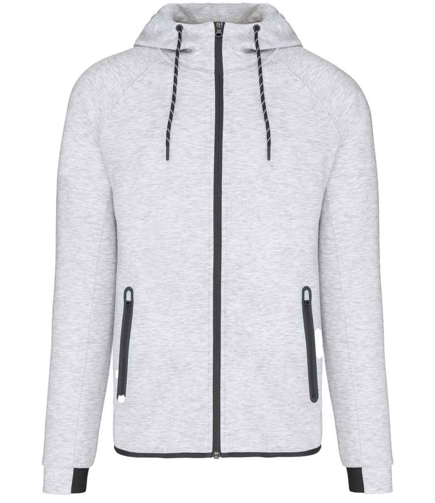 [PA358 AHH S] Proact Performance Hooded Jacket (S, Ash Heather)