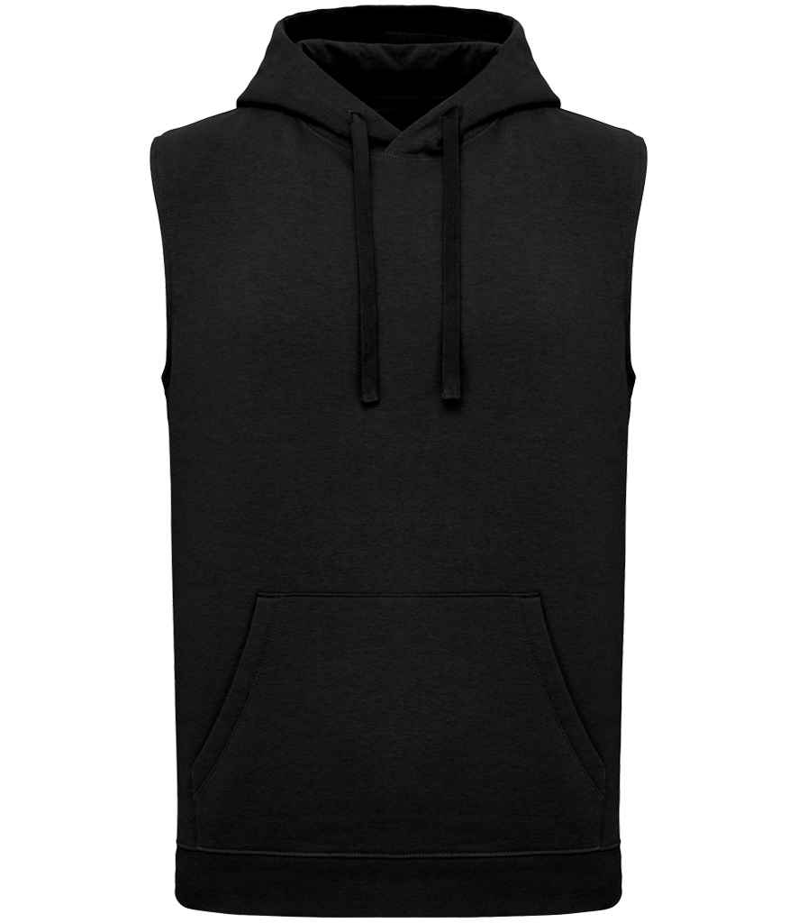 [PA393 OXF XS] Proact Unisex Sleeveless Hoodie (XS, Oxford Grey)