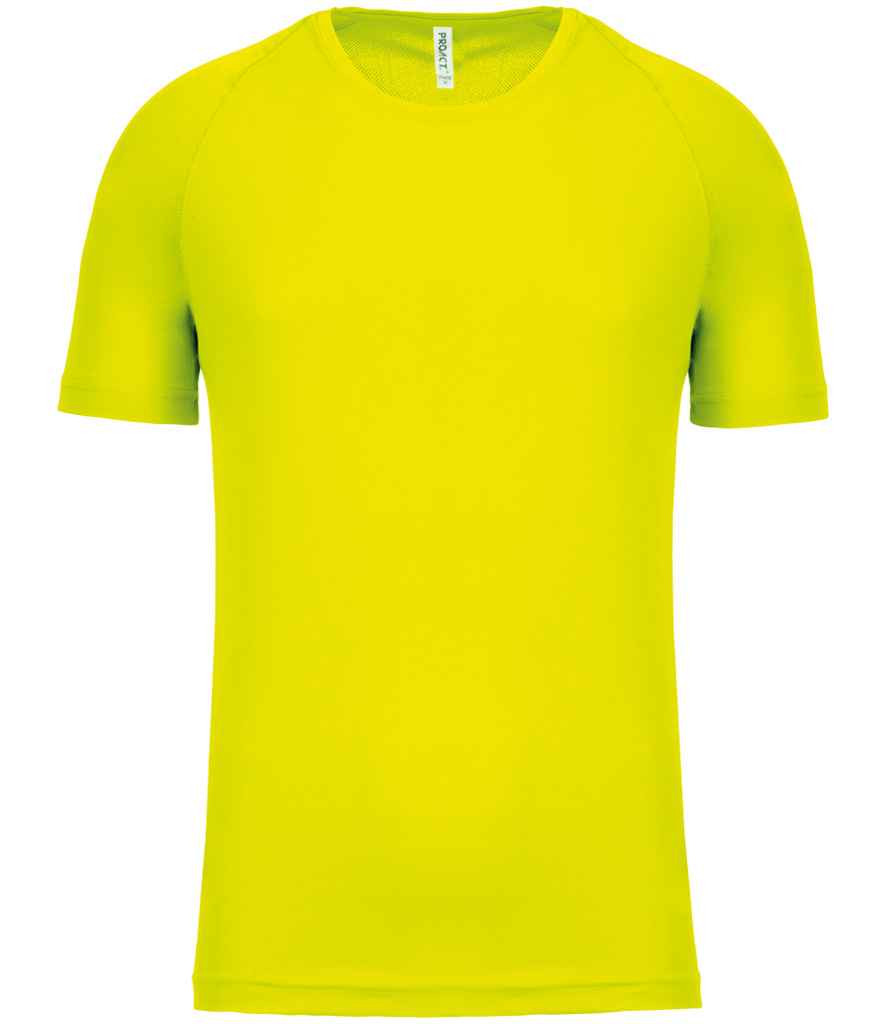 [PA438 FLY S] Proact Performance T-Shirt (S, Fluorescent Yellow)