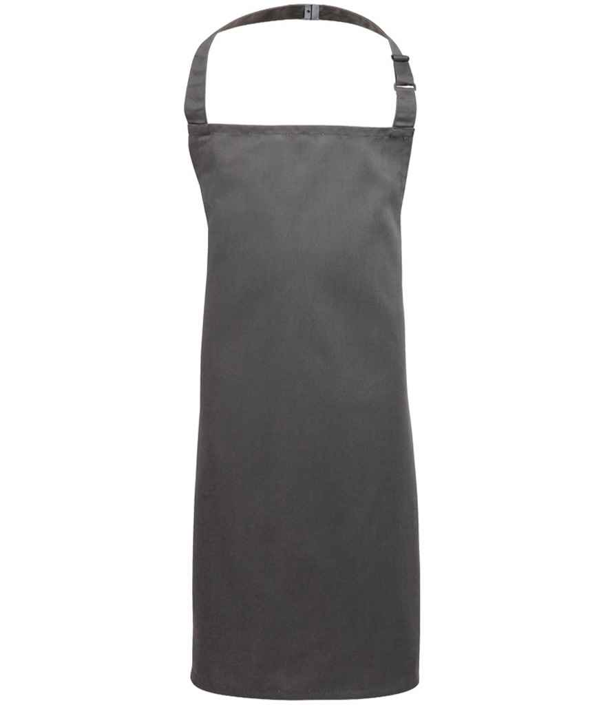 [PR149 DGY 3-6] Premier Kids Bib Apron (3-6, Dark Grey)