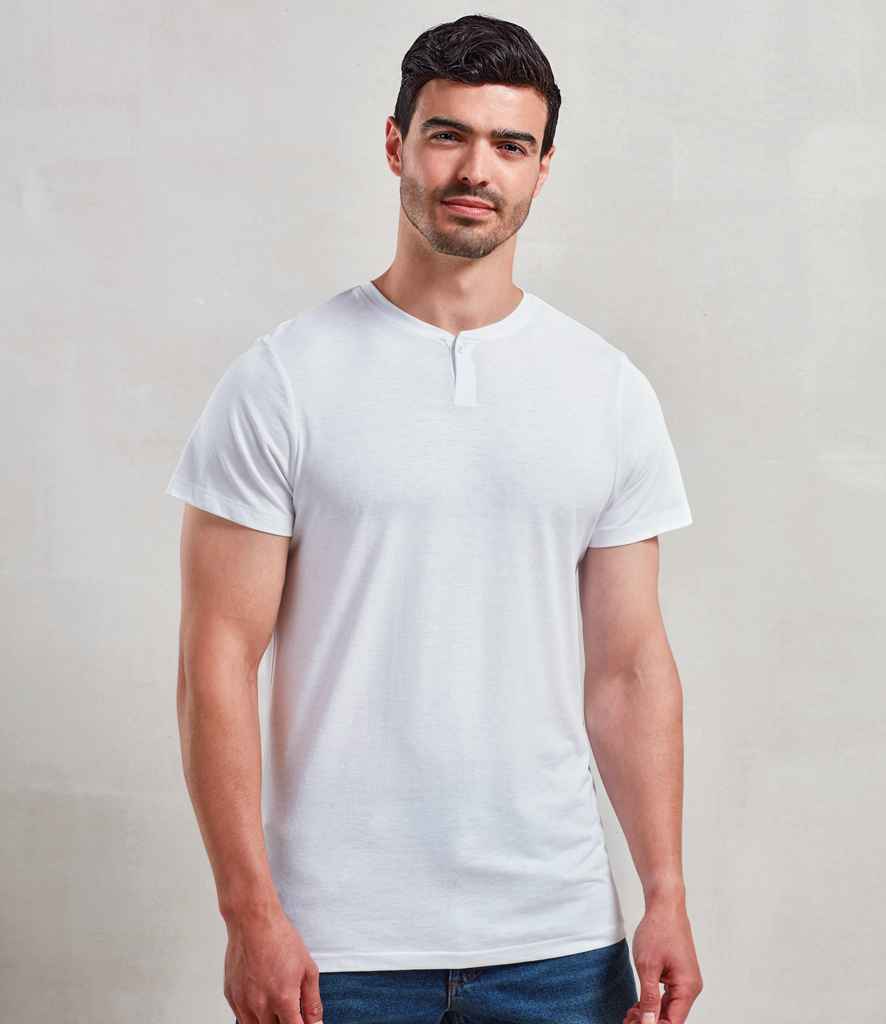 [PR219 NML S] Premier Cotton Rich Comis T-Shirt (S, Navy Marl)
