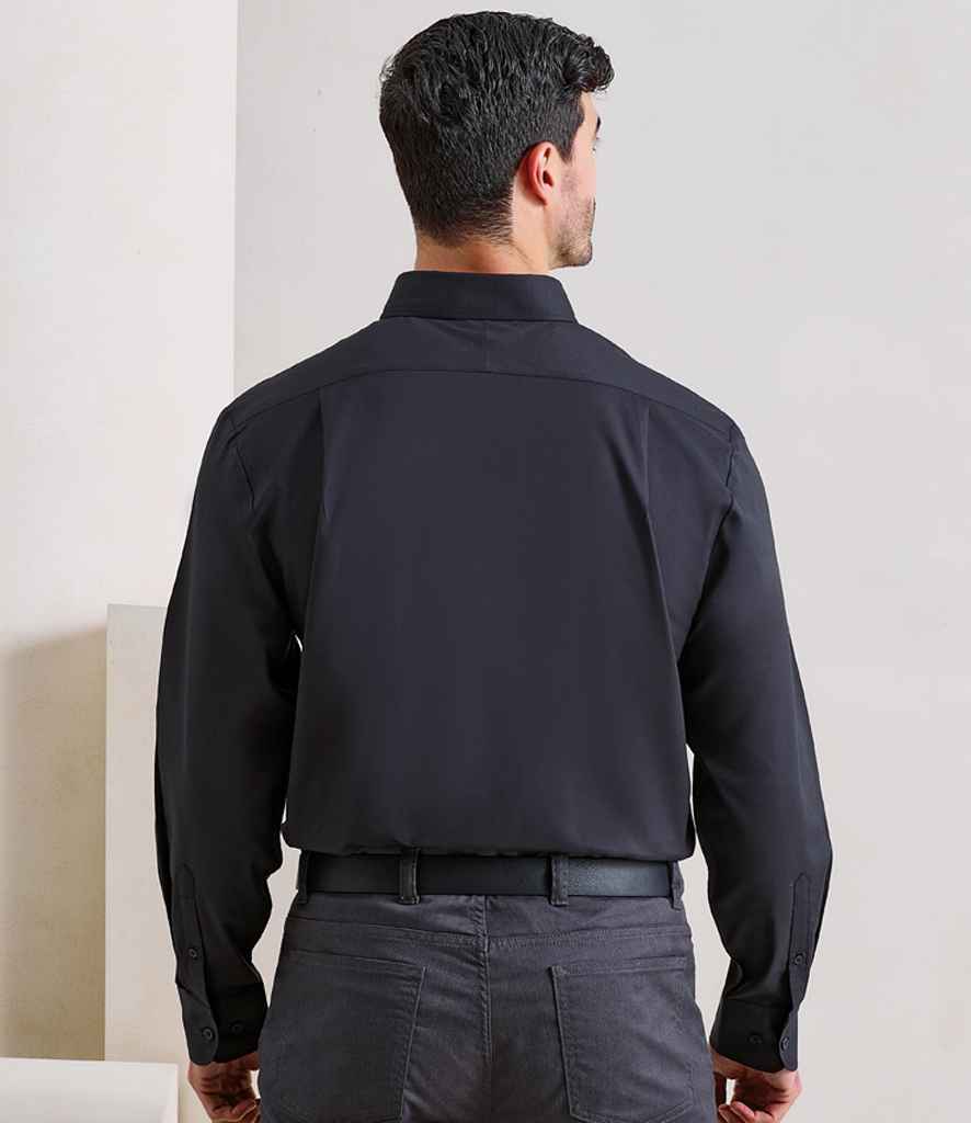 [PR284 OXB XS] Premier Supreme Long Sleeve Oxford Shirt (XS, Oxford Blue)