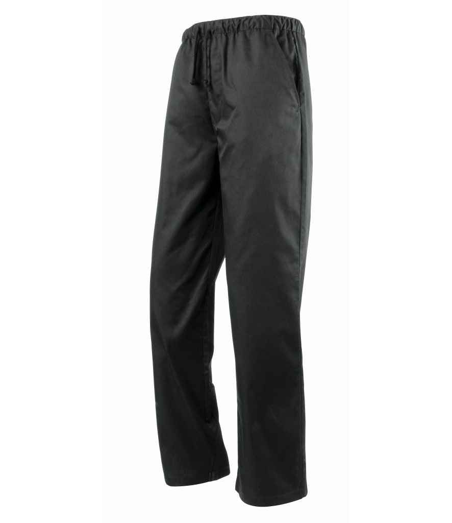 Premier Essential Chef's Trousers (XS, Black)