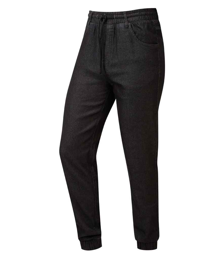 [PR556 BDM XS] Premier Artisan Chef's Joggers (XS, Black Denim)