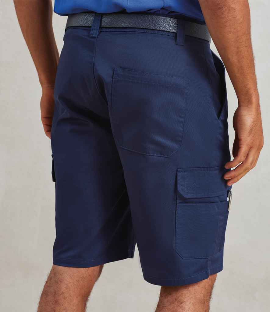 [PR564 BLK XS] Premier Workwear Cargo Shorts (XS, Black)